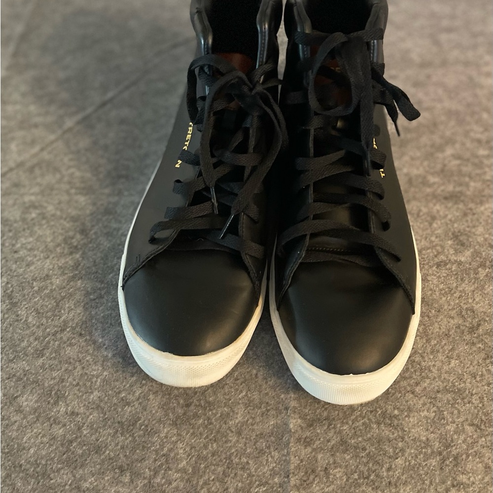 Tretorn Tournament High Top Sneakers Men’s Sz 12 Black White